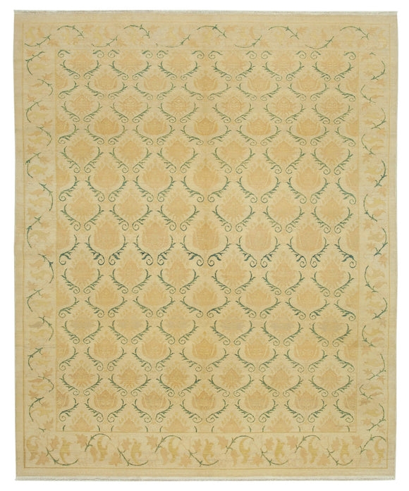 7' 7'' x 9' 2'' Hand-Knotted Oushak Rug