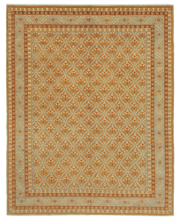 7' 7'' x 9' 5'' Hand-Knotted Oushak Rug