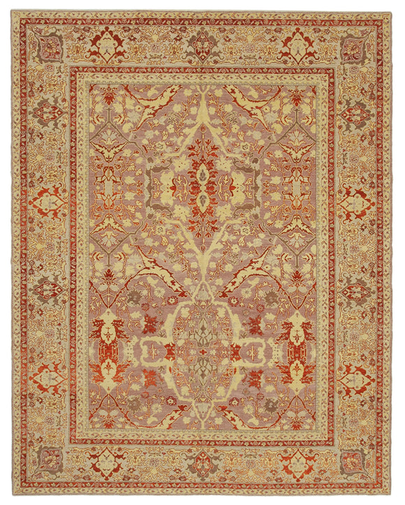 7' 10'' x 10' 1'' Hand-Knotted Oushak Rug