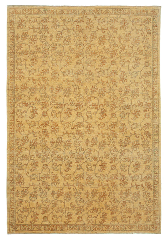 5' 10'' x 8' 7'' Hand-Knotted Oushak Rug
