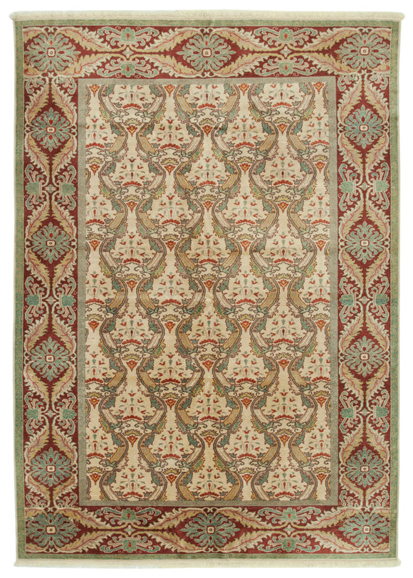 6' 6'' x 9' 1'' Hand-Knotted Oushak Rug