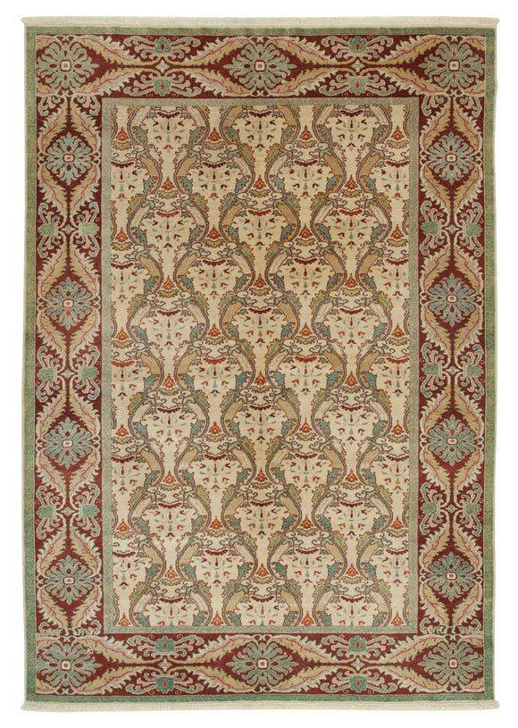 6' 6'' x 9' 6'' Hand-Knotted Oushak Rug