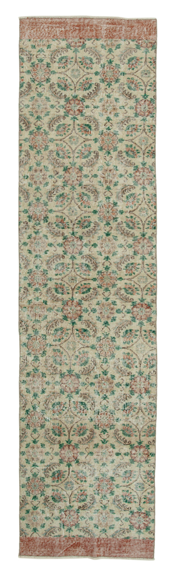 2' 8'' x 10' 5'' Hand-Knotted Runner Rug