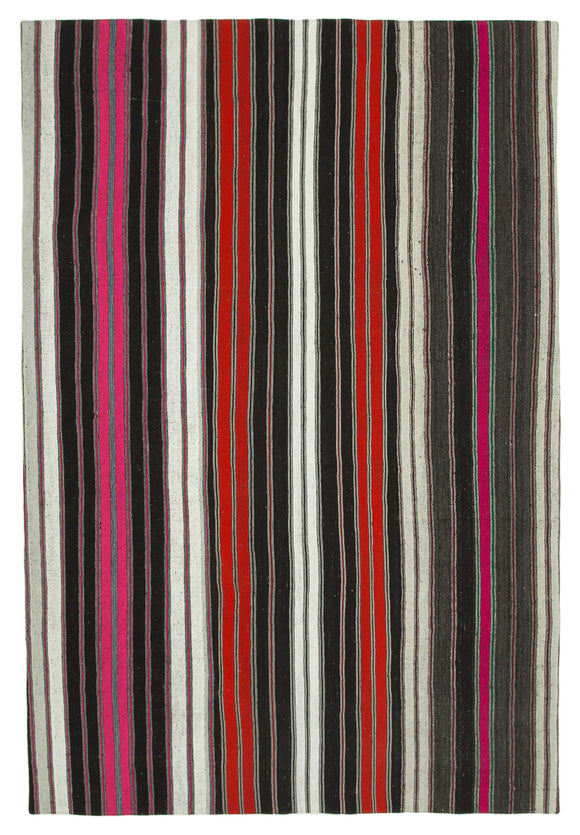 8' 6'' x 12' 8'' Vintage Turkish Patchwork Kilim Rug