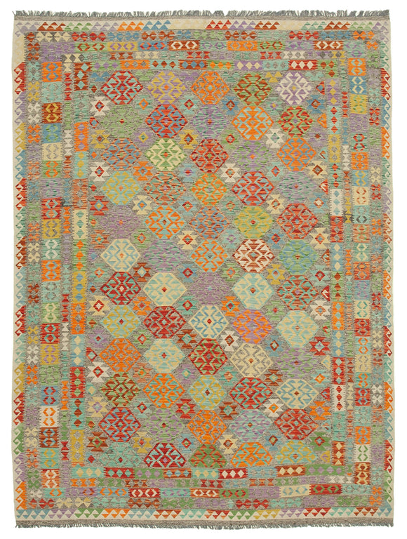 8' 4'' x 11' 5'' Handwoven Turkish Kilim Rug