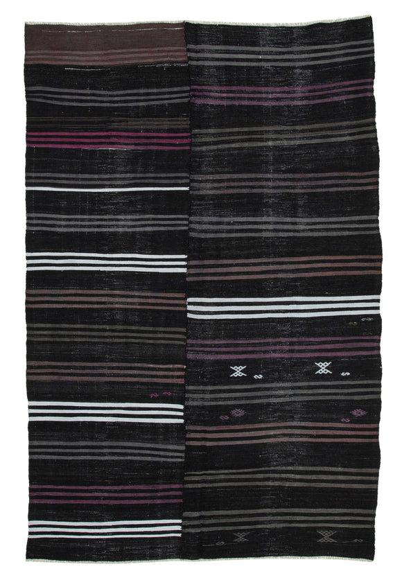 6' 7'' x 10' 7'' Turkish Vintage Kilim Rug