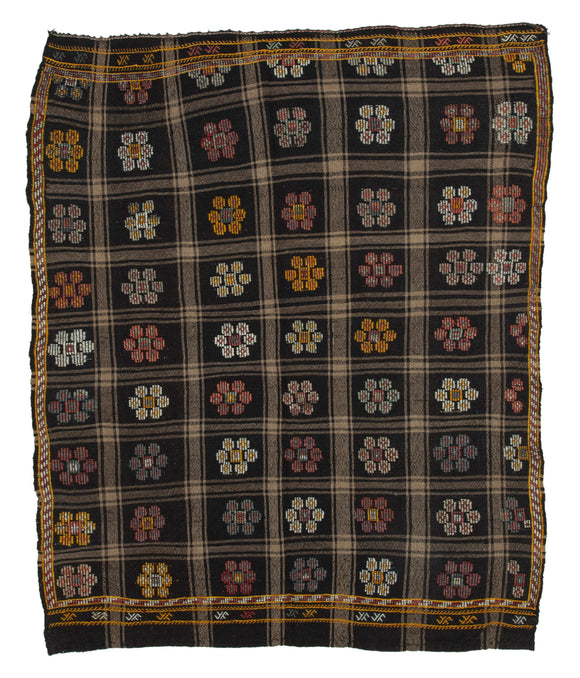 6' 6'' x 8' Turkish Vintage Kilim Rug