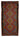 5' 4'' x 10' 8'' Turkish Vintage Kilim Rug