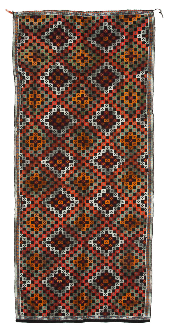 5' x 10' 8'' Turkish Vintage Kilim Rug