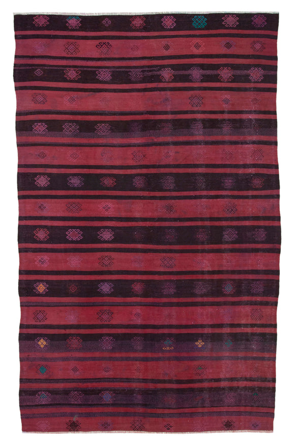6' 3'' x 10' 3'' Turkish Vintage Kilim Rug