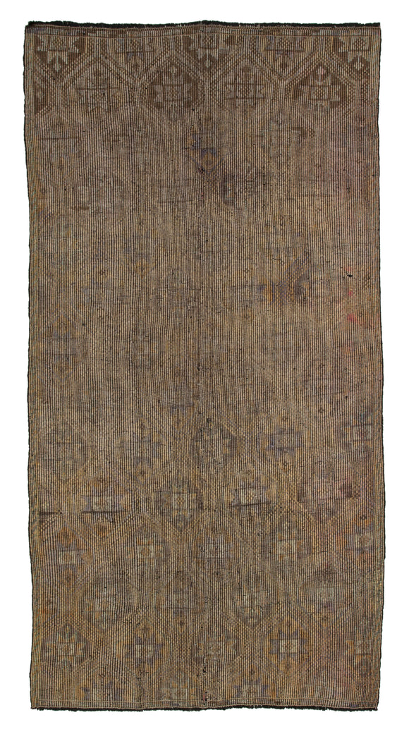 5' 5'' x 10' 7'' Turkish Vintage Kilim Rug