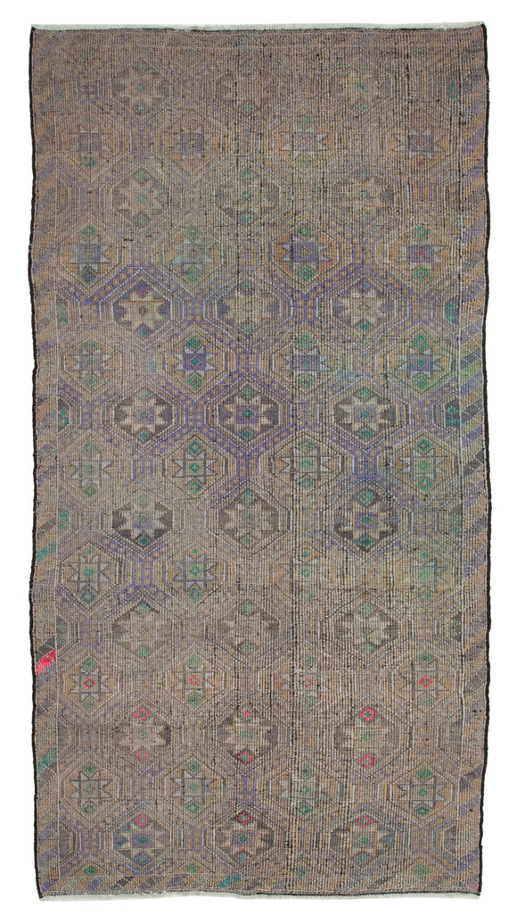 6' x 11' 6'' Turkish Vintage Kilim Rug