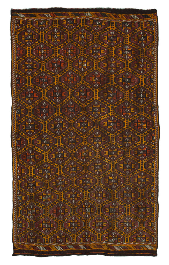 5' 11'' x 10' Turkish Vintage Kilim Rug