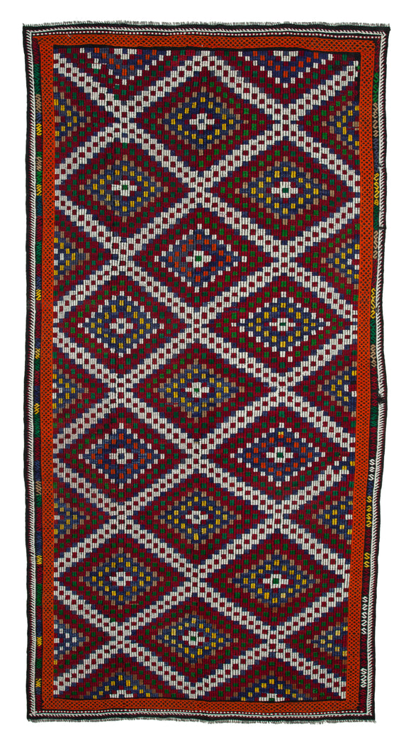 6' 3'' x 12' 1'' Turkish Vintage Kilim Rug