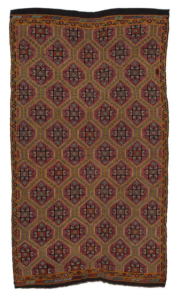 5' 6'' x 9' 8'' Turkish Vintage Kilim Rug