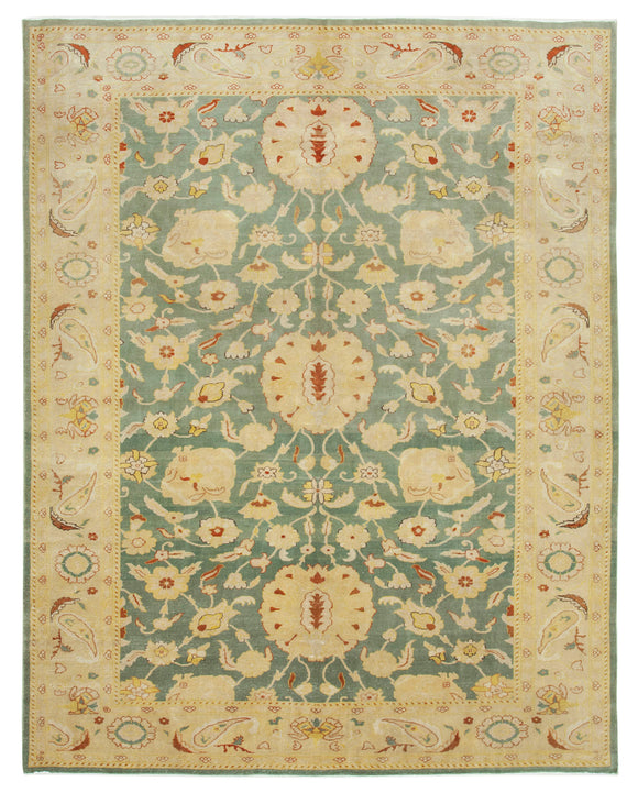 7' 11'' x 10' 1'' Hand-Knotted Oushak Rug