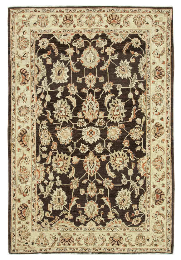 6' 2'' x 9' 1'' Hand-Knotted Oushak Rug