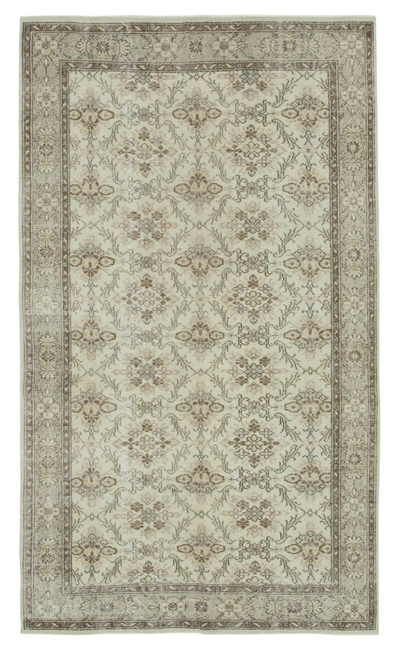 5' 8'' x 9' 9'' Handmade Turkish Vintage Rug