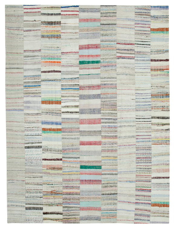 10 x 13' 5'' Handmade Kilim Patchwork Rug