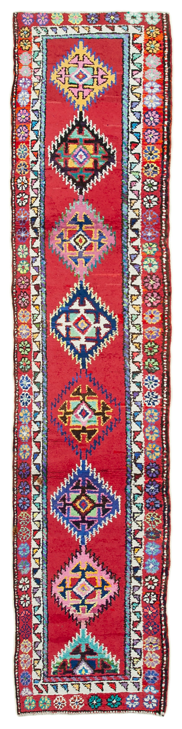 2' 10'' x 13' 0'' Handmade Runner Rug