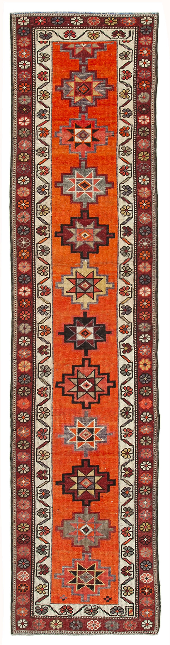 2' 11'' x 12' 6'' Handmade Runner Rug
