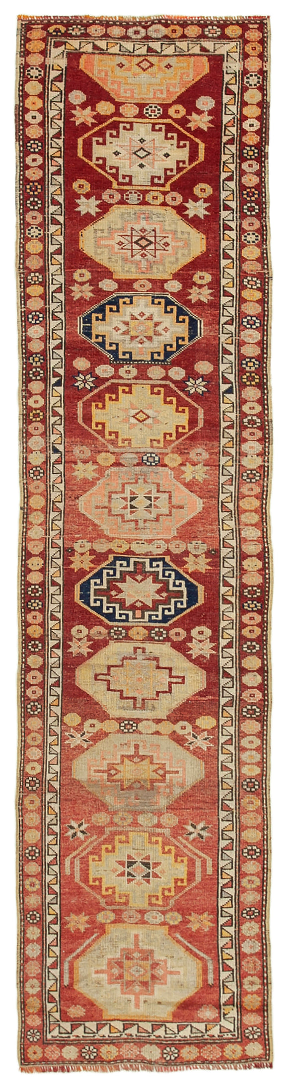 2' 11'' x 12' 7'' Handmade Runner Rug