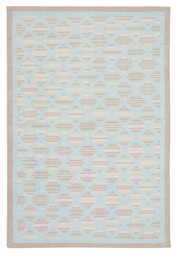 6' x 8' 10'' Flatweave Dhurrie Rug