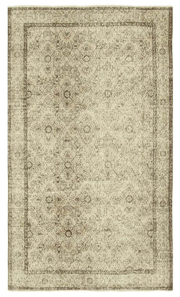5' 6'' x 9' 7'' Handmade Turkish Vintage Rug