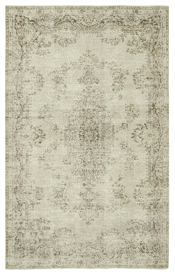 5' 7'' x 9' 0'' Handmade Turkish Vintage Rug