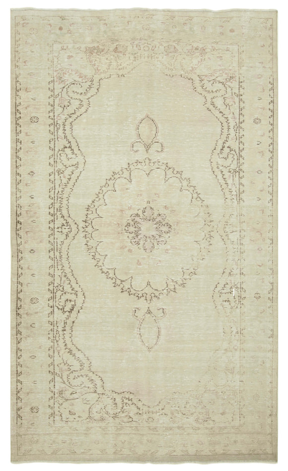6' x 10' 4'' Handmade Turkish Vintage Rug
