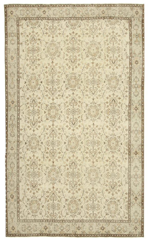6' 2'' x 10' 2'' Handmade Turkish Vintage Rug
