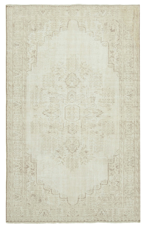 6' 3'' x 10' 4'' Handmade Turkish Vintage Rug