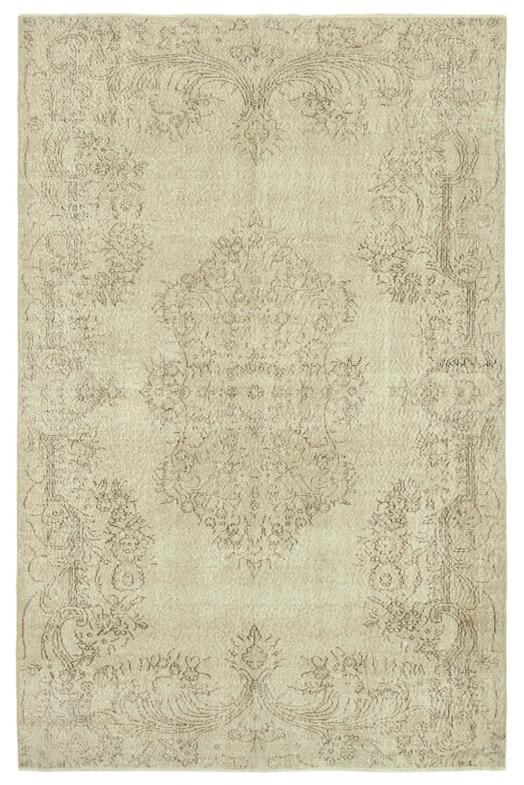 6' 6'' x 10' 1'' Hand-Knotted Turkish Vintage Rug