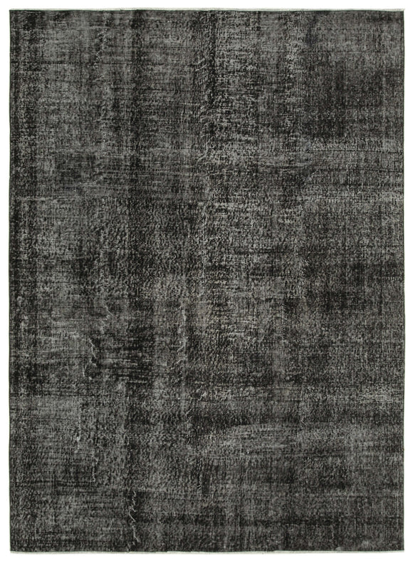 6' 7'' x 8' 11'' Handmade Vintage Overdyed Rug