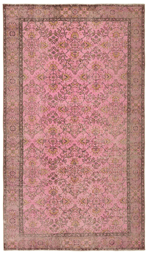 5' 0'' x 8' 6'' Handmade Vintage Overdyed Rug