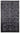 5' 2'' x 8' 9'' Handmade Vintage Overdyed Rug