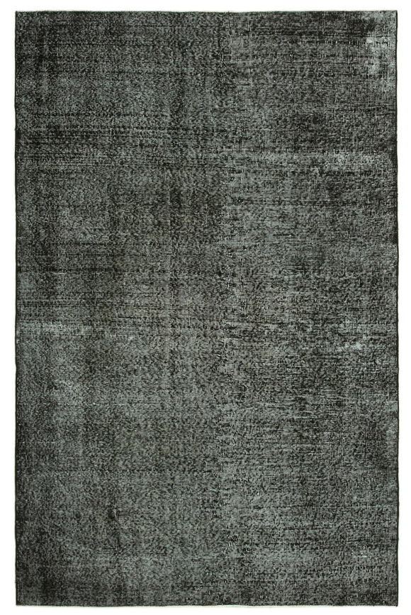 5' 7'' x 8' 4'' Handmade Vintage Overdyed Rug