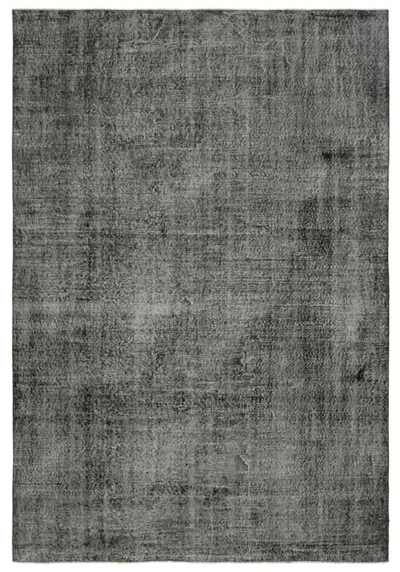 6' 9'' x 9' 10'' Handmade Vintage Overdyed Rug