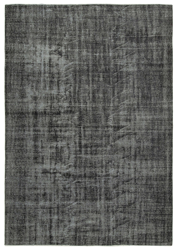 6' 9'' x 9' 11'' Handmade Vintage Overdyed Rug