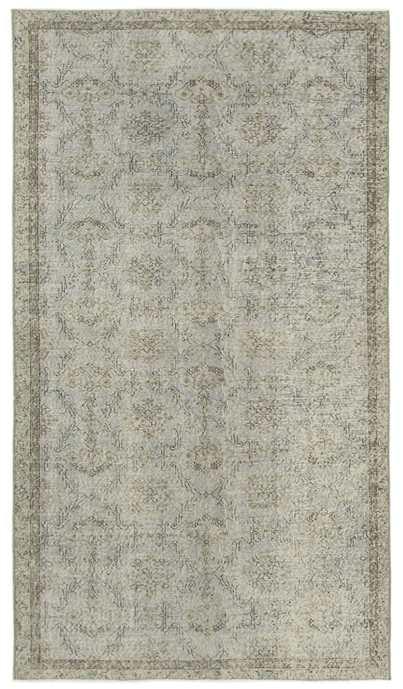 5' 0'' x 8' 8'' Handmade Vintage Overdyed Rug