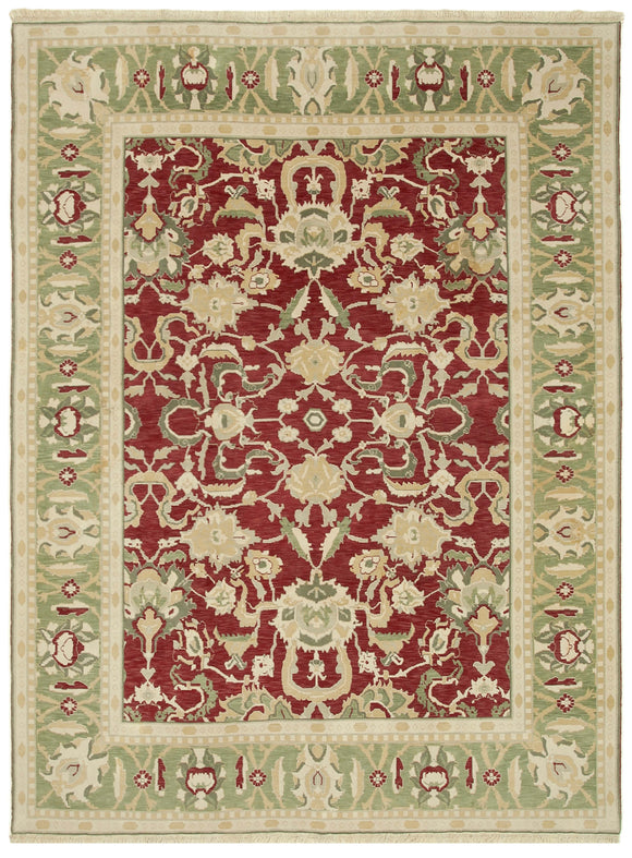 8' 10'' x 11' 6'' Hand-Knotted Oushak Rug