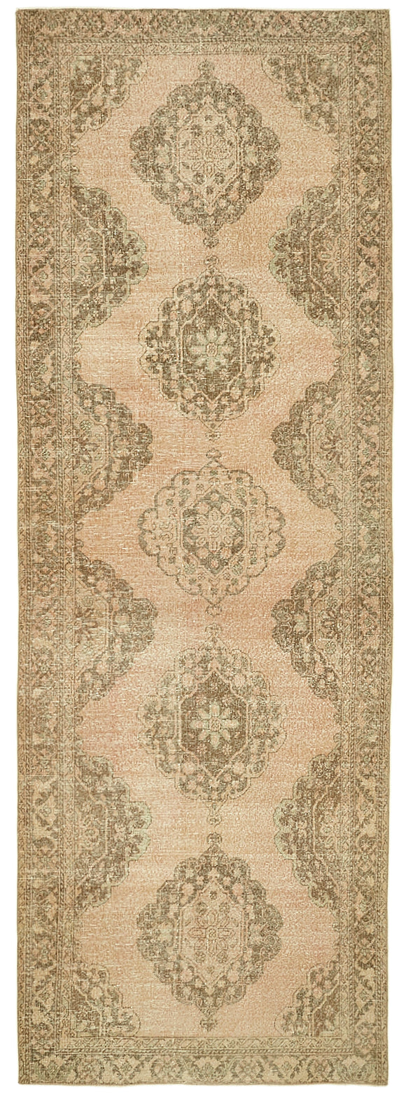 4' 7'' x 12' 11'' Turkish Hand-Knotted Runner Rug