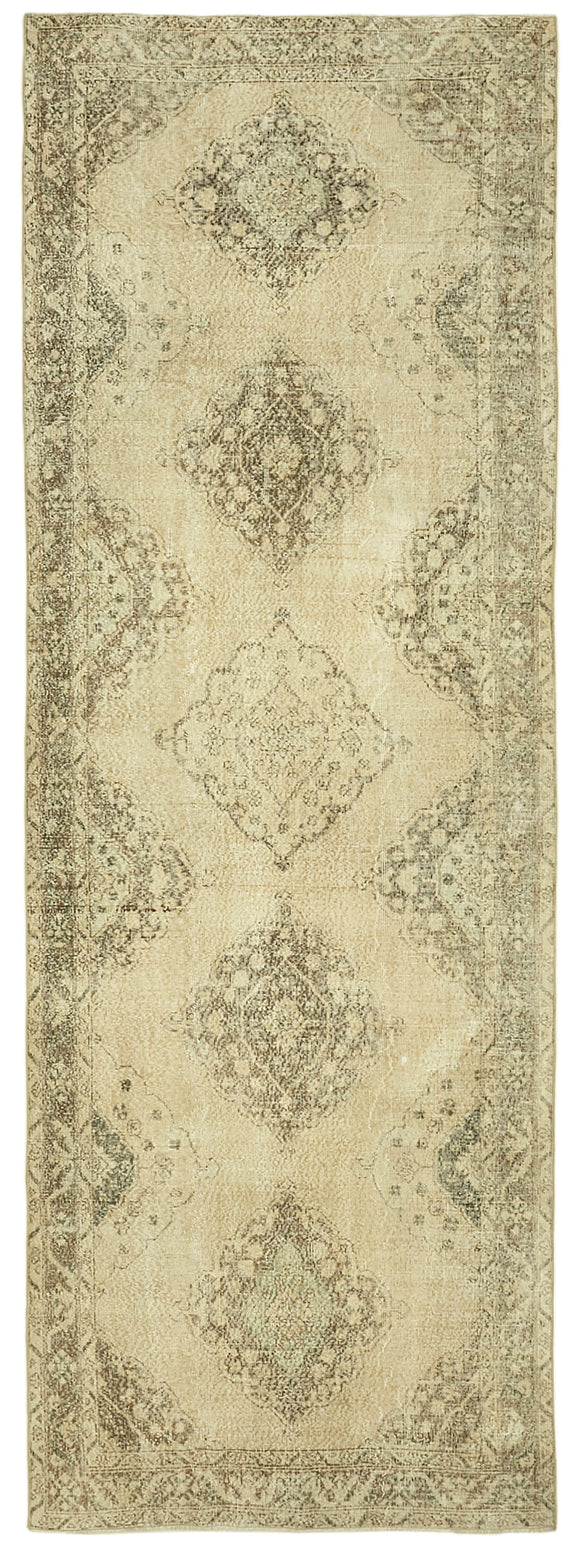 4' 8'' x 13' 3'' Turkish Hand-Knotted Runner Rug