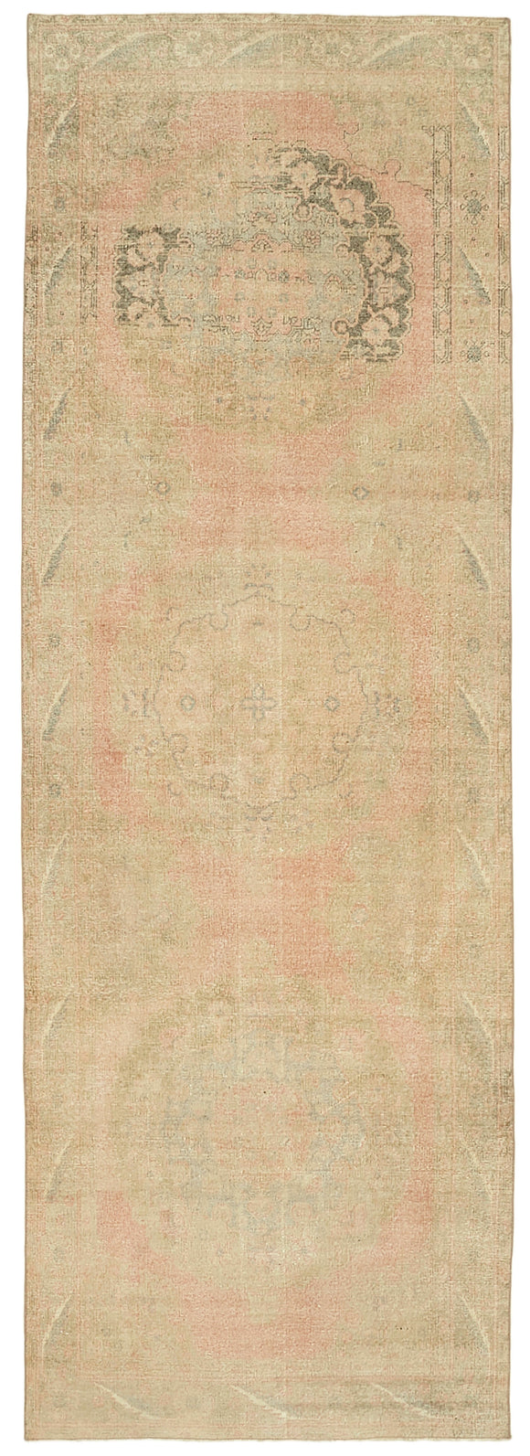 4' 9'' x 13' 8'' Turkish Hand-Knotted Runner Rug