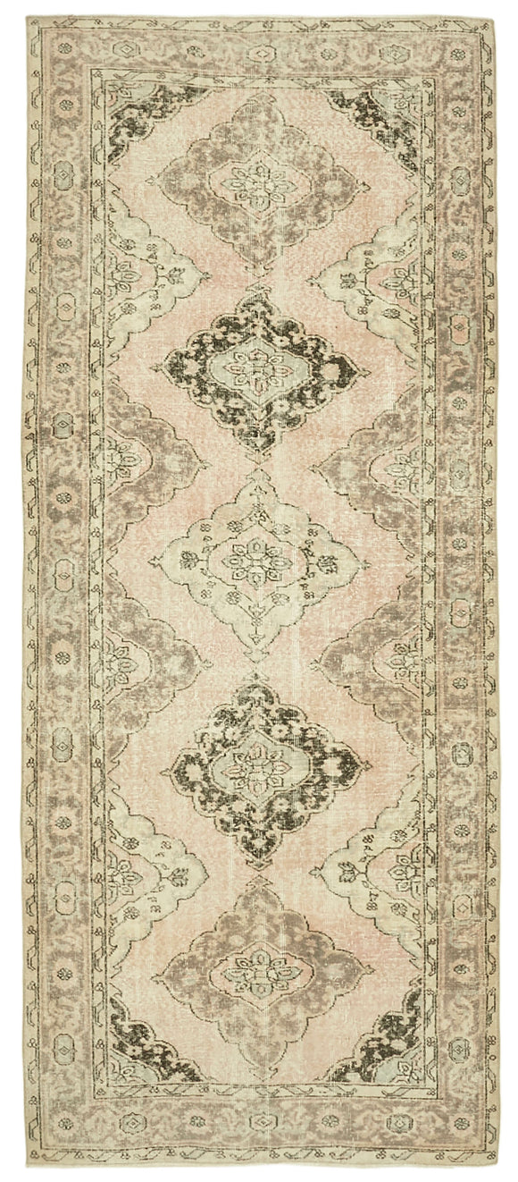 4' 8'' x 11' 1'' Turkish Hand-Knotted Runner Rug