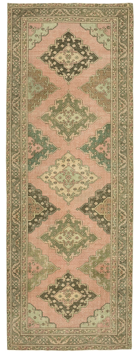 4' 9'' x 12' 9'' Turkish Hand-Knotted Runner Rug