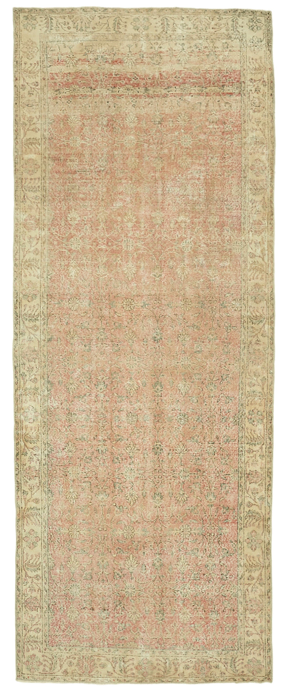 4' 9'' x 12' 1'' Turkish Hand-Knotted Runner Rug