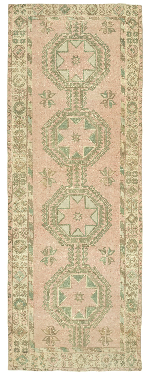 4' 9'' x 12' 10'' Turkish Hand-Knotted Runner Rug