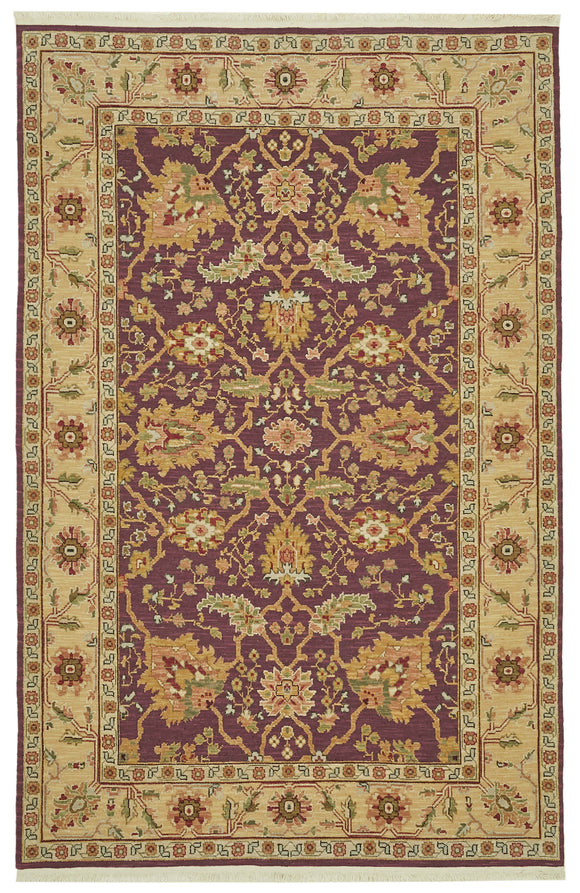 5' 11'' x 9' 1'' Hand-Knotted Oushak Rug