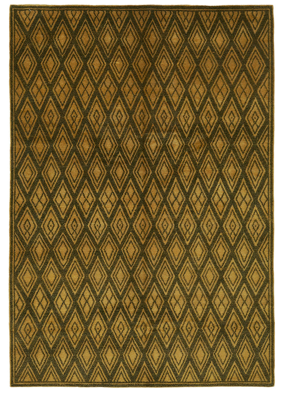 6' 1'' x 8' 8'' Hand-Knotted Oushak Rug